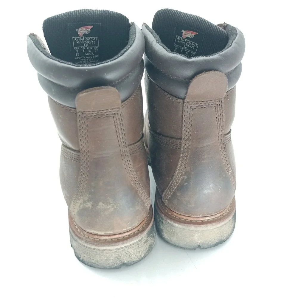 Red Wing 4403 Mens 9 E2 Waterproof Insulated Leather Work Boots Vibram Sole s1